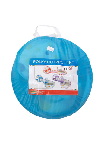 Намет дитячий 3 в 1 70×70×90 см ігровий намет з тунелем і басейном Блакитна HP-S-4NDBL Jooki (360920930)
