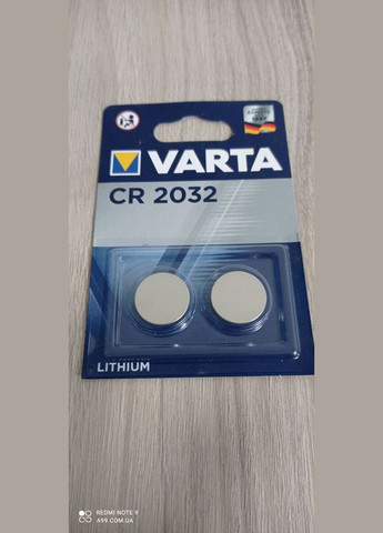 Батарейка CR2032 таблетка монета в пульты машин оригинал - цена за 1 штуку Varta (282928347)