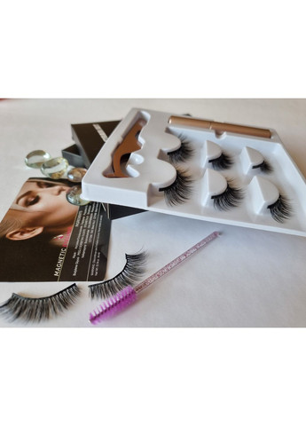 Наращивание многоразовые ресницы микс моделей + магнитная подводка Универсальный набор Magnetic Lashes (366668506)