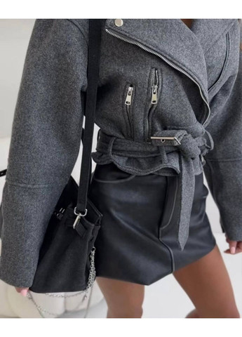 Сіра демісезонна жіноча куртка-косуха косуха Україна