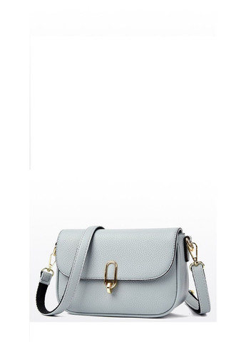 Сумка жіноча з натуральної шкіри жіноча блакитна маленька КиП (367041231)