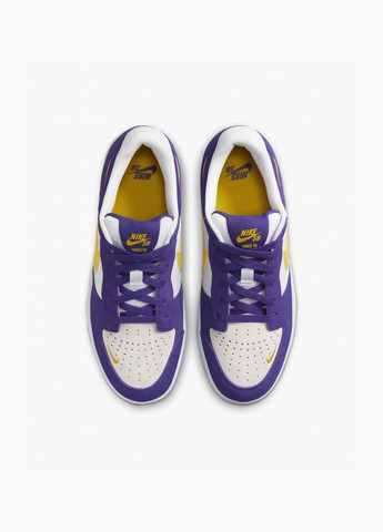 Белые всесезонные кроссовки унисекс sb force 58 skate shoes white/violet dv5477-500 Nike
