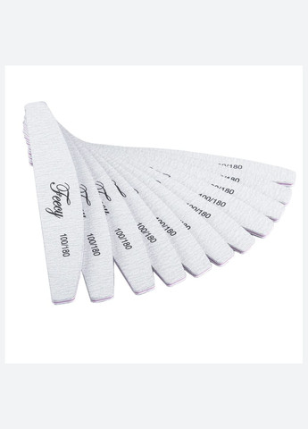 Пилка для ногтей Двойная сторона маникюрной пилы для ногтей 100/180 Feecy MJX (297707751)