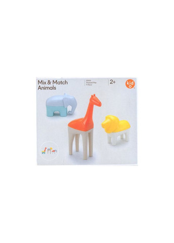 Розвиваюча іграшка конструктор - пазл Сафарі (10446) Kid O (373002287)