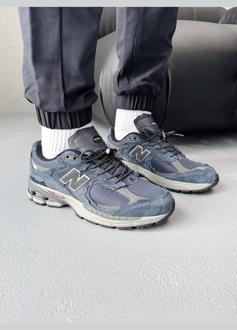Синій Осінні кросівки чоловічі new balance 2002r protection pack blue | нью беланс 2002r сині No Brand