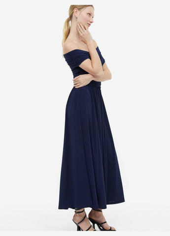 Синя кежуал плаття, сукня H&M однотонна