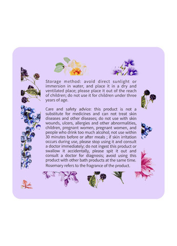 Бомбочка шарик для принятия ванны с ароматом "Лаванда" SD93771 100 г SADOER (367989410)