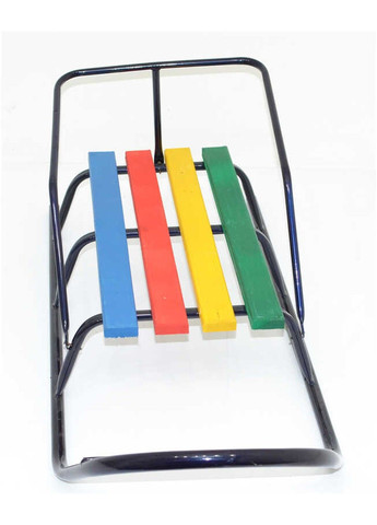 Сани "Класик" круглі полозья - синій /БЕЗ РУЧКИ/ No Brand (305826107)