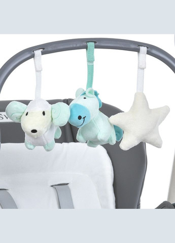 Стільчик-гойдалка для годування SWAN ME 1087-G Dark Gray El Camino (366977698)