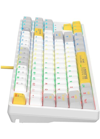 Клавиатура игровая S87 BLMS TKL Energy White Bloody (360413664)