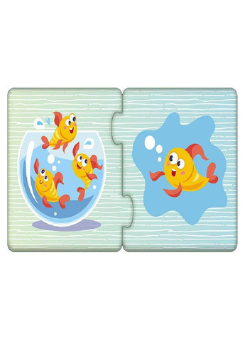 Детские пазлы-половинки "Часть и целое" 1214003 на укр. языке Ranok Creative (363126961)