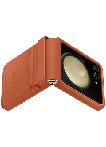 Шкіряний чохол Leather Case для Samsung Galaxy Z Flip5 Brown No Brand (359476560)