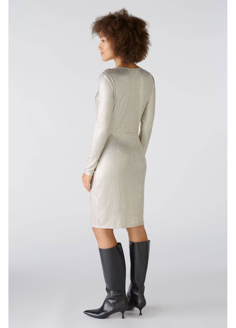 Срібна кежуал сукня жіноча срібна оверсайз Oui