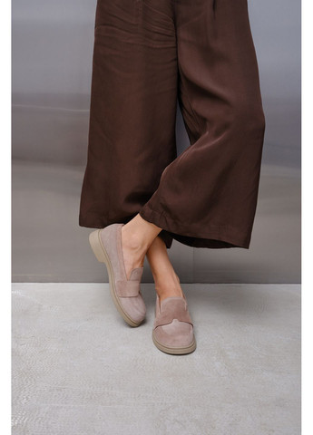 Paradize Женские лоферы из натурального замша бежевого цвета, стильные, комфортные, с мягкой стелькой Memory Foam (отшив 3 дня) лоферы темно-бежевый з натуральная замша, украина — демисезон (352691243)