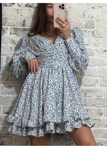 Білий жіноча сукня софт No Brand