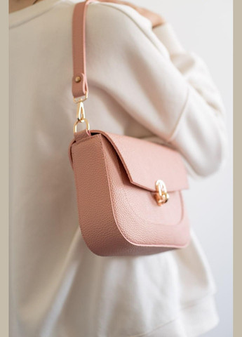 Сумка женская Кросс боди функциональная розовая из экокожи NIUNIU (340239642)