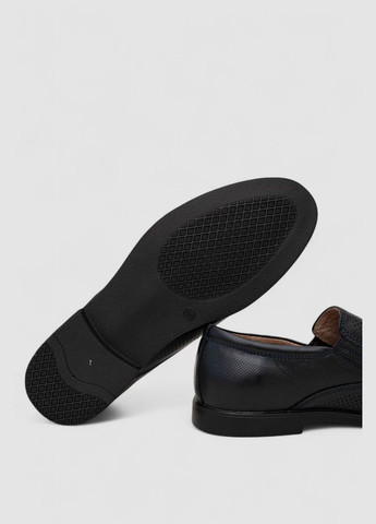 Темно-синие туфли мужские с перфорацией, 243rc1851 KangFu