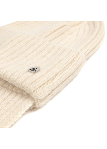 Шапка по голові з шарфом жіноча віскоза з ангорою молочна РІМА LuckyLOOK 591-813 (322790946)