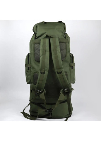 Рюкзак військовий тактичний оливковий 100 л, армійський рюкзак для полювання з системою Molle No Brand (361669394)
