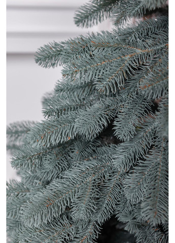 Литая искусственная елка 2,1 м голубая Карпатская Премиум KOS-KARPBL21 LUGI (370801986)
