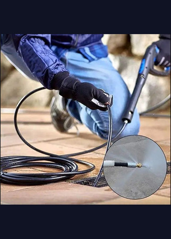 Шланг чистки труб канализации 30 метров для моек KARCHER КЕРХЕР, MAkita, BOSCH и др. моек АВД Parkside (322623810)