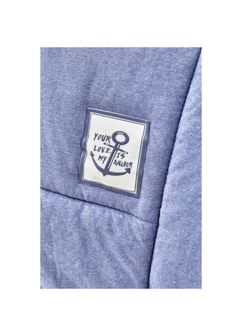 Набор постельного белья с одеялом Toffee indigo индиго полуторный Karaca Home (285778499)