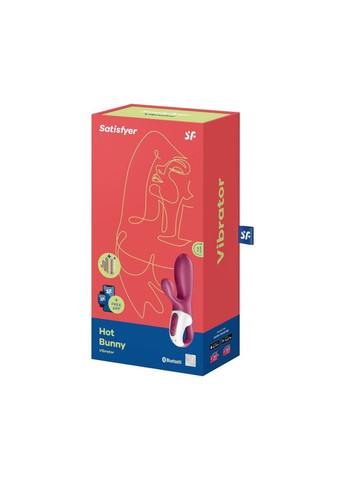 Смарт вібратор кролик із підігрівом Hot Bunny - CherryLove Satisfyer (332209425)