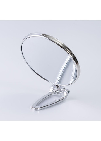 Дзеркало косметичне настільне 6 дюймів для щоденного макіяжу Кругла Сріблястий Salon Professional (364684896)