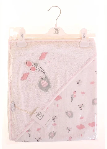 Рушник Куточок 75Х75 См 66304 Кремовий І Рожевий BiBaby (306546213)