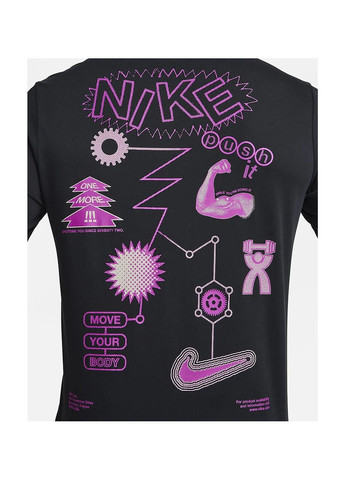 Чорна футболка чоловіча dri-fit black Nike