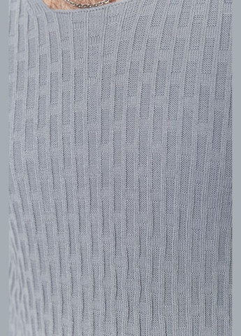 Серый демисезонный свитер мужской однотонный, цвет коралловый, Ager