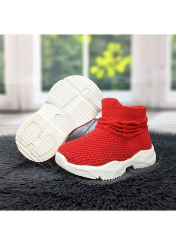 Червоні літні кросівки дитячі для дівчинки FZD