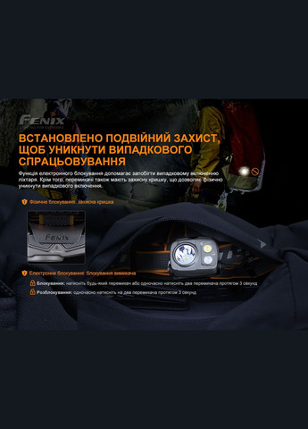 Ліхтар налобний HP25R V2.0 Fenix (353503333)