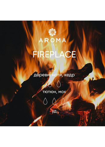 Аромат / Отдушка FIREPLACE 100 гр – для изготовления свечей и аромадиффузоров с ароматом уютного вечера у камина. Aroma line (322244298)