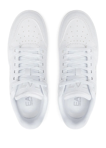 Белые демисезонные кроссовки Emporio Armani