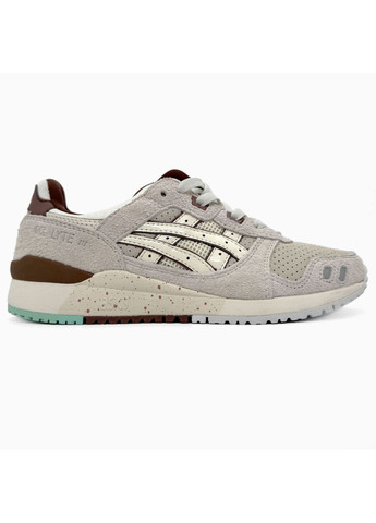 Бежевые демисезонные кроссовки мужские asics gel-lyte iii beige / brown асикс гель лайт 3 No Brand