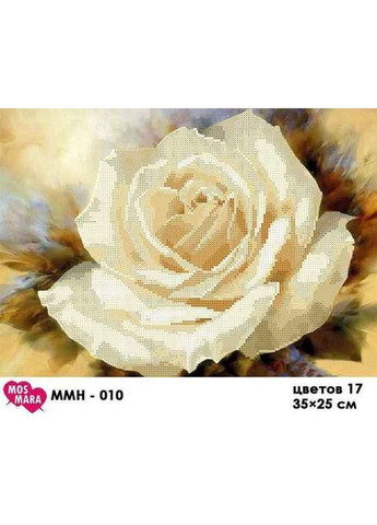 Схема для вишивки бісером " Ніжна троянда" часткова викладка, заготівля, 25х35 см No Brand (333165988)