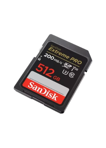 Карта пам'яті SD 512GB C10 UHS-I U3 R200/W140MB/s Extreme Pro V30 SanDisk (393475897)