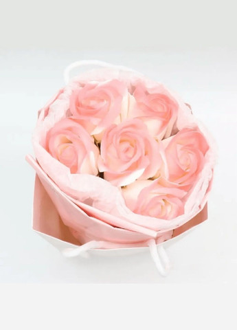 Подарочный набор игрушка мишка с букетом цветов LED-подсветкой в подарочной упаковке 27 см (479572-Prob) Unbranded (322313132)