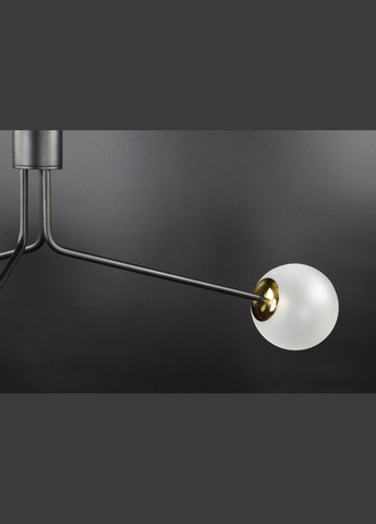 Люстра підвісна на 3 лампочки 26684 Чорний 45-120х80х80 см. Sunnysky (364495604)