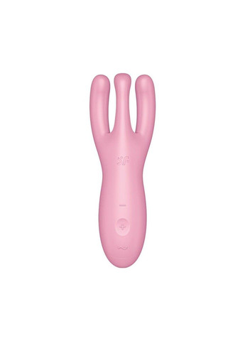 Клиторальный смарт-вибратор Threesome 4 Pink с тремя пальчиками Satisfyer (333332837)