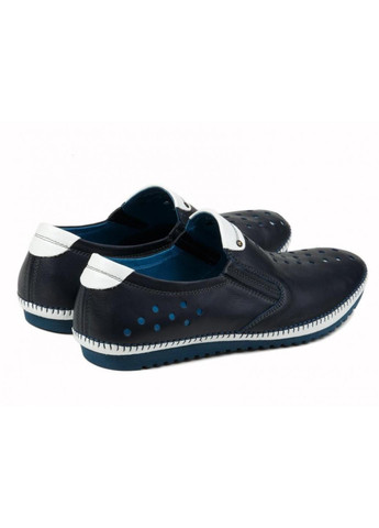 Темно-синие мокасины 7162514 45 цвет тёмно-синий Roberto Paulo