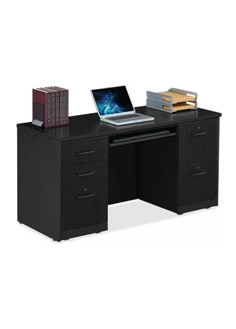 Компактний робочий стіл Credenza Via Double Pedestal MSM (378059629)