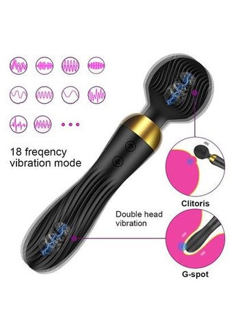 Вібратор мікрофон подвійний двосторонній Vibro Twix USB анальний вагінальний для клітора No Brand (303896157)