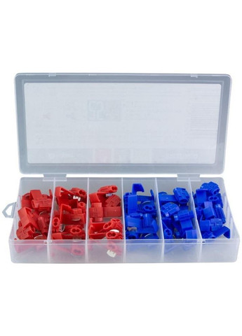 Набір клем із врізним контактом для швидкого монтажу K2 0,5 - 2,5 мм PWR з'єднувач електричний 70 шт (R051304) No Brand (330778772)