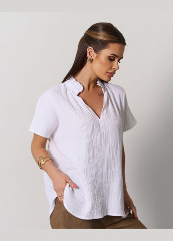 Белая блузы ISSA PLUS 15161