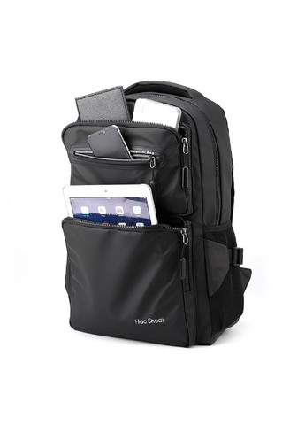 Текстильный черный рюкзак AT08-3408A Confident (278404530)