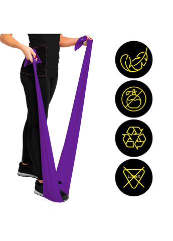 Стрічка-еспандер Flat Band 200 х 15 см для спорту та реабілітації 4 кг Cornix XR-0247 (275334104)