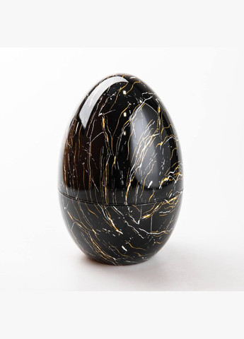 Набор столовых приборов на 6 персон из нержавеющей стали золотые 24 штуки в яйце TS Kitchen Черный мрамор No Brand (317311023)