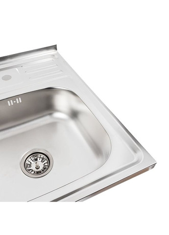 Кухонна мийка з нержавіючої сталі САТИН 5060 (0,7/160 мм) Valeso (353746547)